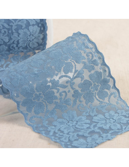 Elastische Spitzenblumen - Lavendelblau