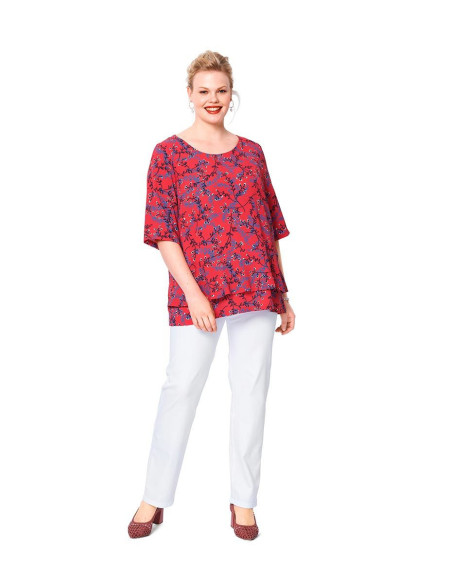 Blusenschnittmuster - Burda 6105