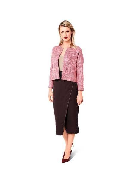 Jackenschnittmuster - Burda 6123