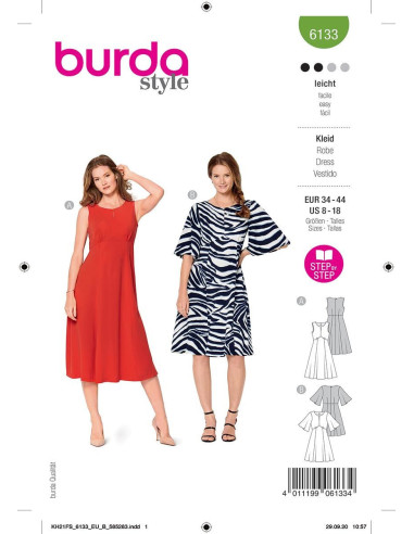 Kleidmuster - Burda 6133