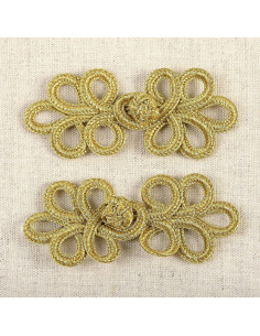 Set aus 2 Lurex-Borten - Gold
