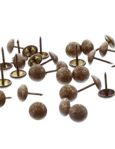 Runde Polsternägel - Bronze