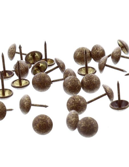 Runde Polsternägel - Bronze