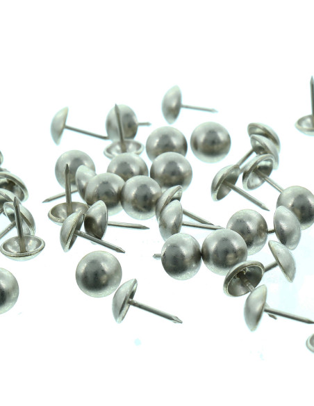 Runde Polsternägel - Alu