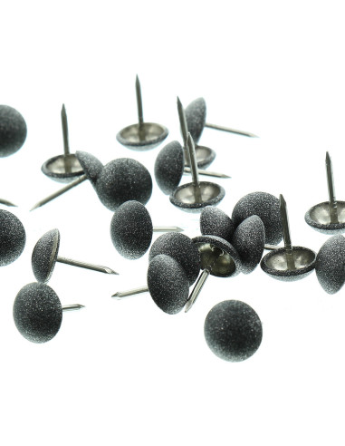 Polsternägel Select - Glitzerndes Grau