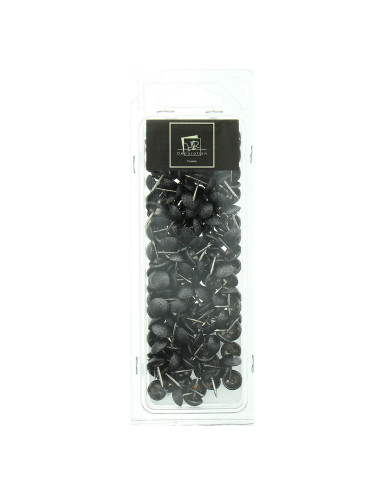 Polsternägel Select - Glitzerndes Grau
