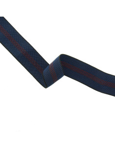 Elastisches Polsterband 70 mm blau und rot 2