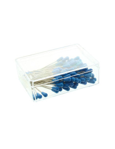 Blaue Kunststoffköpfe 53 mm