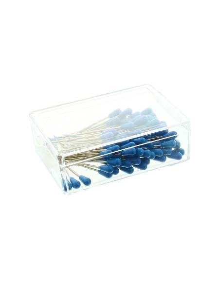 Blaue Kunststoffköpfe 53 mm