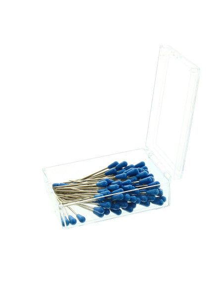 Blaue Kunststoffköpfe 53 mm
