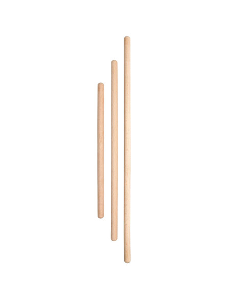 Satz von 3 Holzstäben für Makramee