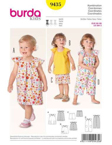 Koordinatenmuster - Burda 9435