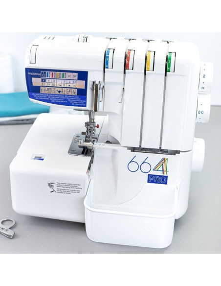 Abfallbehälter für Overlock Elna 664 und 664 Pro