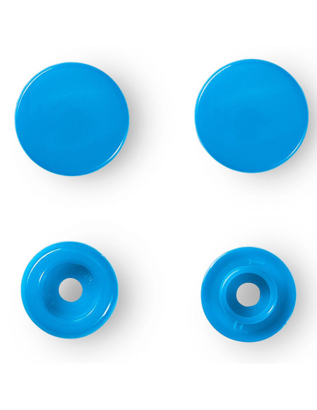 Set mit 30 Druckknöpfen Color Snaps 12,4 mm - Blau