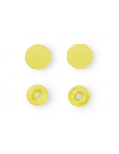 Set mit 30 Druckknöpfen Color Snaps 12,4 mm - Banane