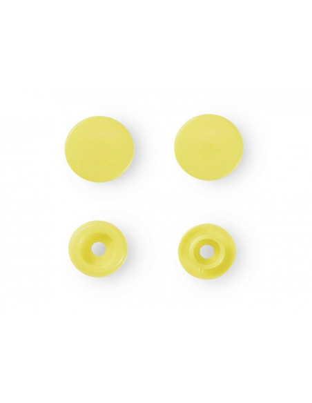 Set mit 30 Druckknöpfen Color Snaps 12,4 mm - Banane