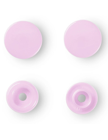 Set mit 30 Druckknöpfen Color Snaps 12,4 mm - Rosa
