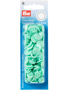 Set mit 30 Druckknöpfen Color Snaps 12,4 mm - Minze