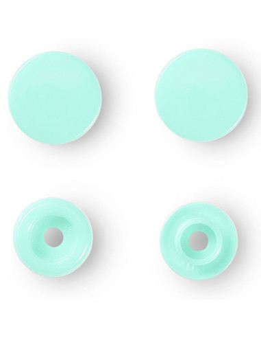 Set mit 30 Druckknöpfen Color Snaps 12,4 mm - Minze