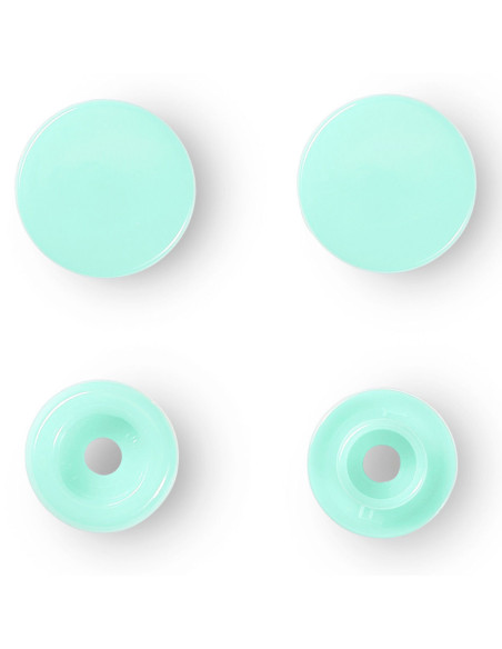 Set mit 30 Druckknöpfen Color Snaps 12,4 mm - Minze