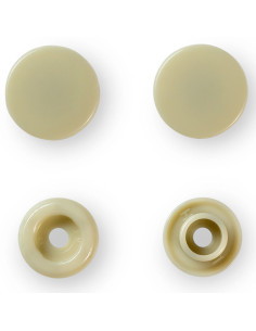Set mit 30 Druckknöpfen Color Snaps 12,4 mm - Beige 2