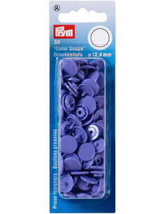 Set mit 30 Druckknöpfen Color Snaps 12,4 mm - Flieder