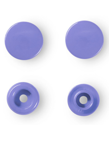 Set mit 30 Druckknöpfen Color Snaps 12,4 mm - Flieder