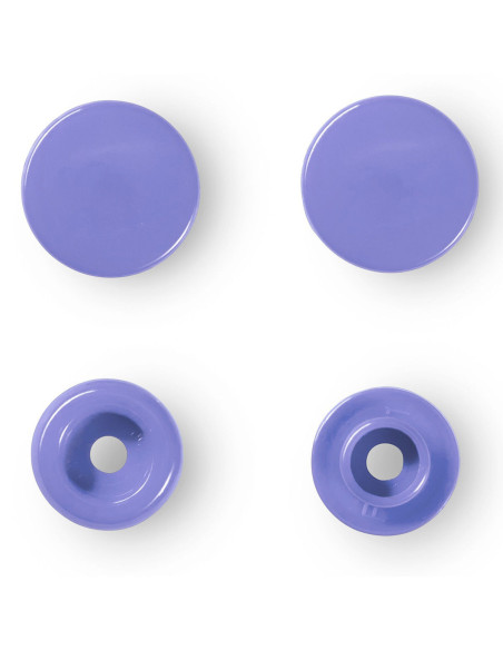 Set mit 30 Druckknöpfen Color Snaps 12,4 mm - Flieder