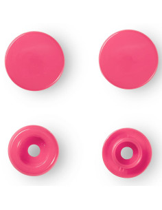 Set mit 30 Druckknöpfen Color Snaps 12,4 mm - Himbeerfuchsia 2