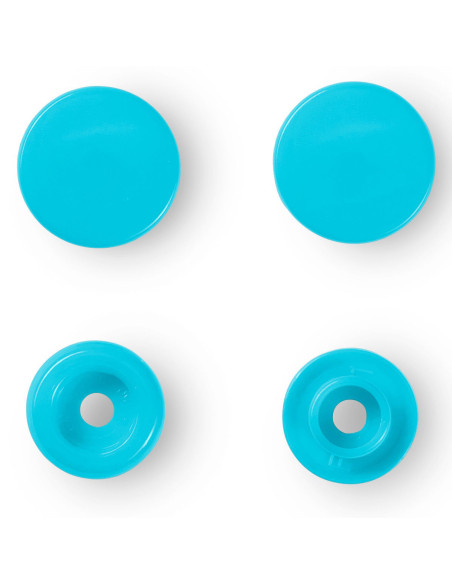 Set mit 30 Druckknöpfen Color Snaps 12,4 mm - Dunkeltürkis