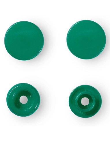 Set mit 30 Druckknöpfen Color Snaps 12,4 mm - Grasgrün
