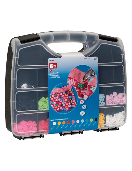Box mit 300 Druckknöpfen Color Snaps 12,4 mm