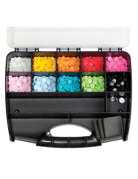 Box mit 300 Druckknöpfen Color Snaps 12,4 mm