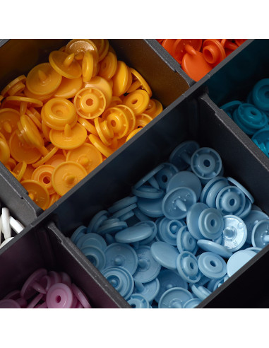 Box mit 300 Druckknöpfen Color Snaps 12,4 mm