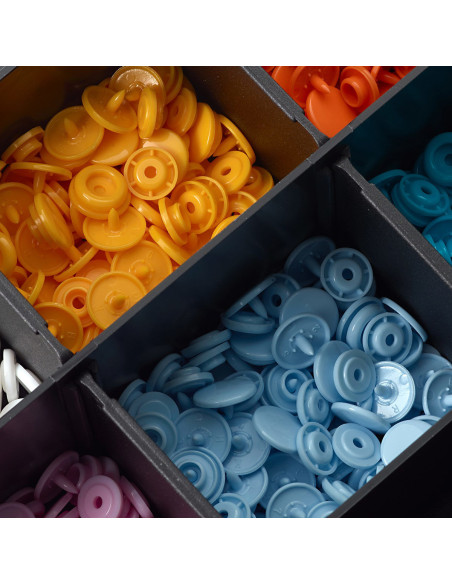 Box mit 300 Druckknöpfen Color Snaps 12,4 mm