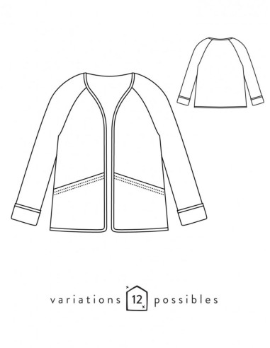 Absolu Jackenmuster - Atelier Scämmit