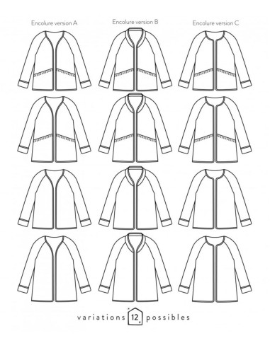 Absolu Jackenmuster - Atelier Scämmit