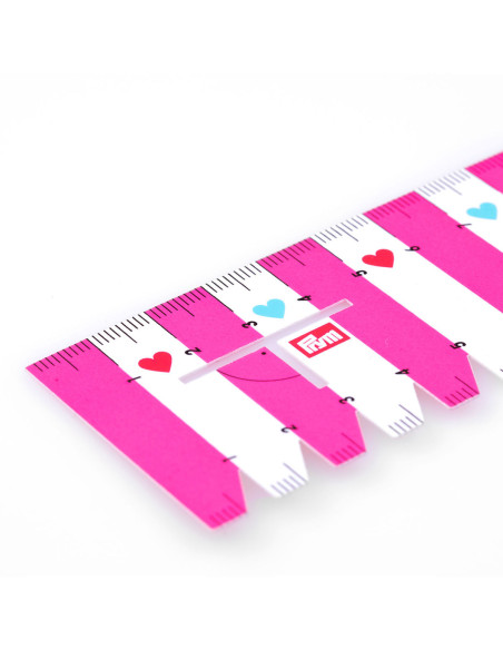 Schablone für Falten und Säume - Fuchsia Rosa