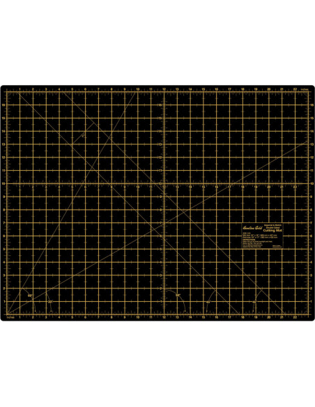 Selbstheilende Schneidematte schwarz 45 x 60 cm