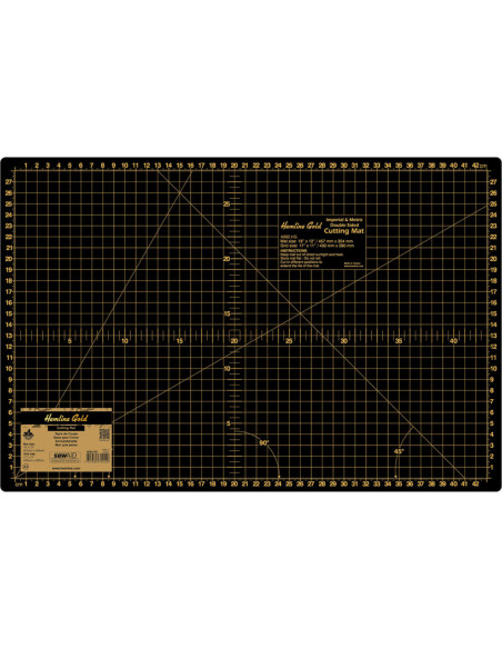 Selbstheilende Schneidematte schwarz 30 x 45 cm