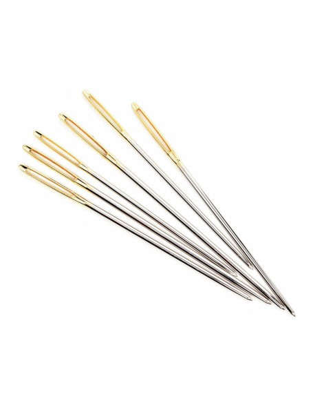 Glasröhrchen mit 6 Premium-Gobelin-Nadeln