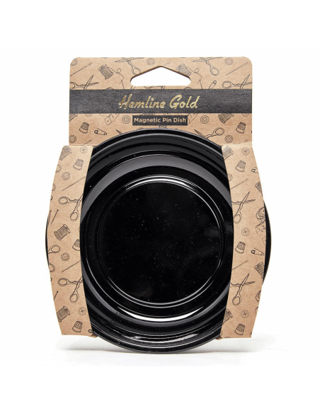 Schwarze magnetische Schale für Nadeln und Stecknadeln