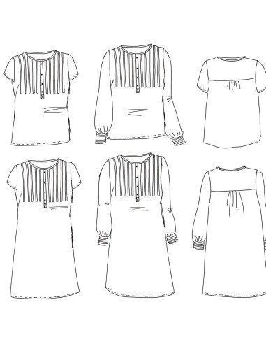 Kleidmuster, Bluse Atlas - Maison Fauve