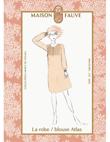 Kleidmuster, Bluse Atlas - Maison Fauve