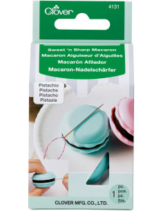 Macaron Nadelspitzer und Nadelhalter - Pistazie