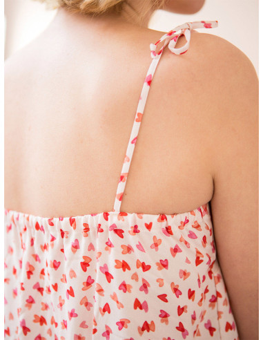 Spitzenmuster für Camisole und Shorty - I love you - Lise Tailor