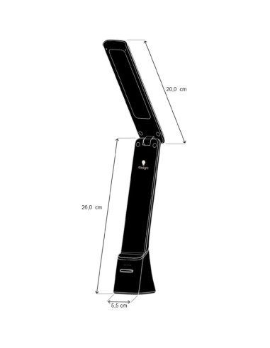 Wiederaufladbare tragbare Lampe Smart Go Daylight