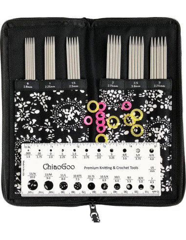ChiaoGoo Metall-Doppelspitzennadel-Set