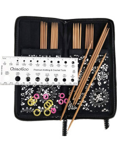 Chiaogoo Bambus Nadelspiel-Set