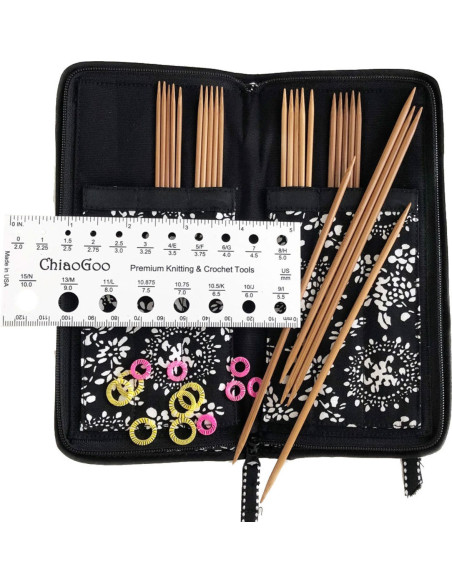 Chiaogoo Bambus Nadelspiel-Set